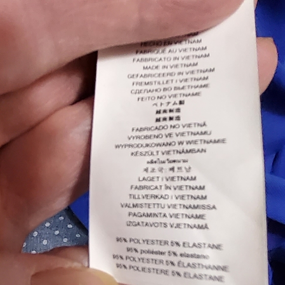 Michael Kors Royal Blue Bell Sleeve Top - Picture 4 of 7